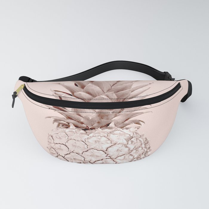 Rose Gold Pineapple on Blush Pink Fanny Pack
