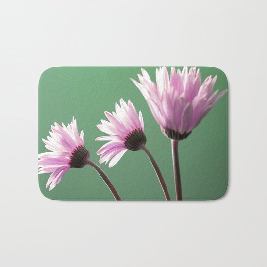 Rose Gerbera Daisy Bath Mat