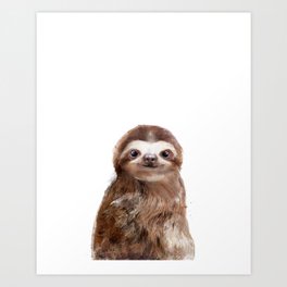 Little Sloth Art Print