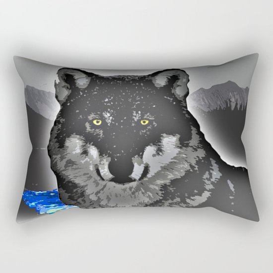 Wolf Rectangular Pillow