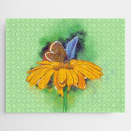 Magical butterfly of many colours Jigsaw Puzzle