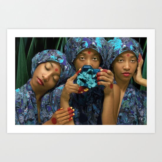 Hear No Evil, See No Evil, Shoot No Evil Art Print