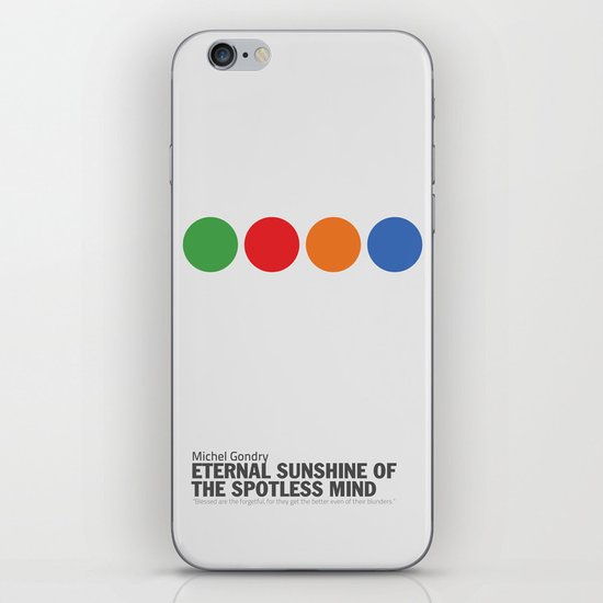 Eternal Sunshine of a Spotless Mind | Minimalist Movie Poster iPhone Skin