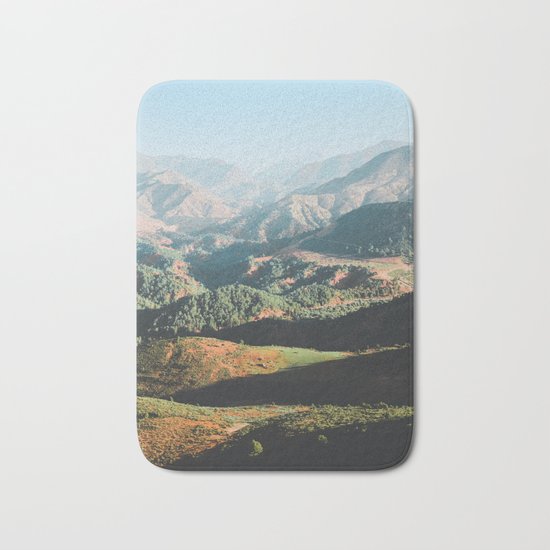 Layers of the Atlas Mountains, Africa Bath Mat