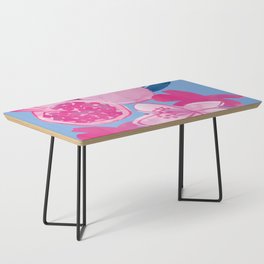 Pomegranate retro pink and blue Coffee Table