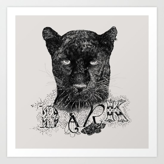 Darkness Art Print