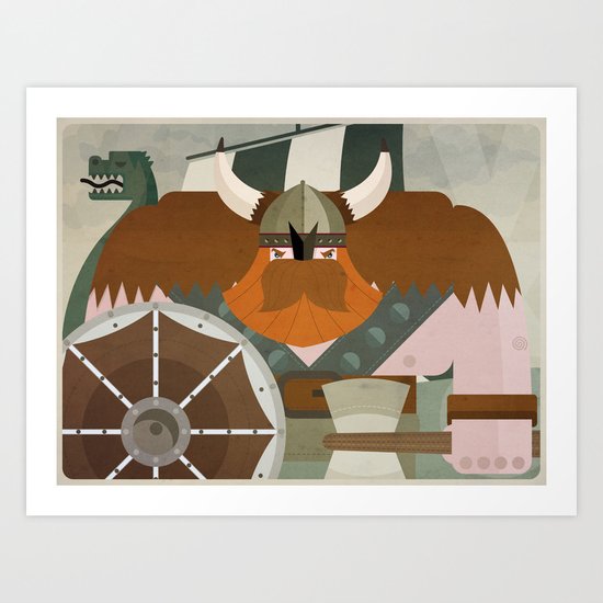 VIKING Art Print