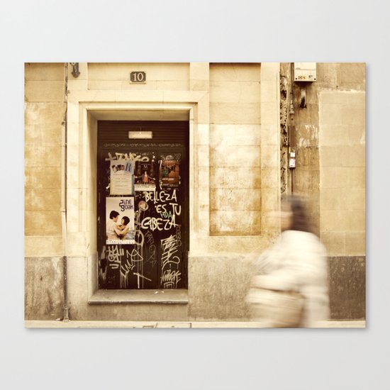 belleza es mi cabeza Canvas Print