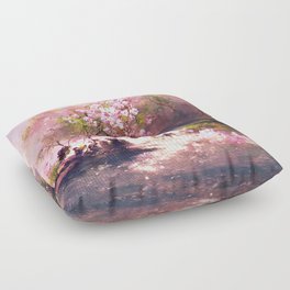 Spring, Symphony of Nature Floor Pillow