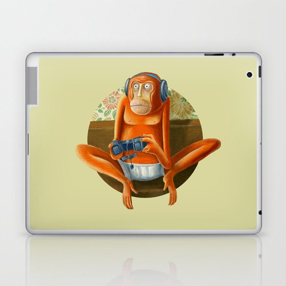 Monkey play Laptop & iPad Skin