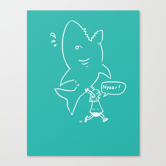 for all the vicious little girls Canvas Print