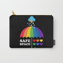 Safe Space LGBT Rainbow Flag Carry-All Pouch