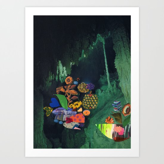 Cave Garden V Art Print
