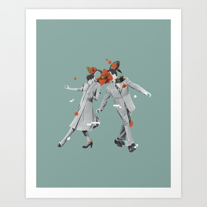 Lovers Art Print