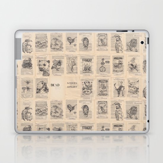 The Dead Alphabet Laptop & iPad Skin