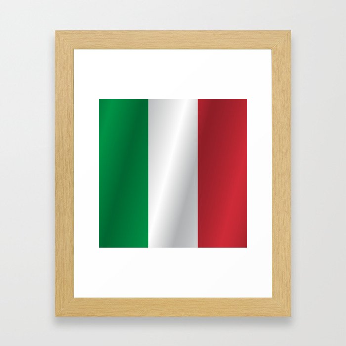 Flag of Italy Framed Art Print