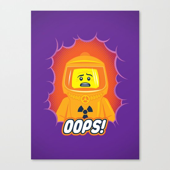 Oops! Canvas Print