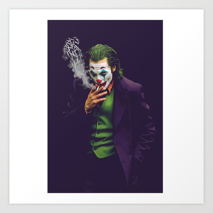 The Joker poster wall art home decor photo  Art Print
