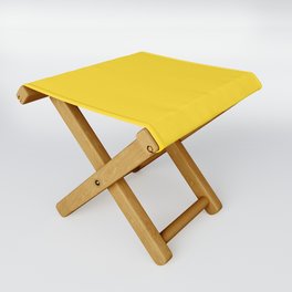 VIBRANT YELLOW SOLID COLOR Folding Stool