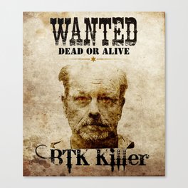 Btk Killer Canvas Print