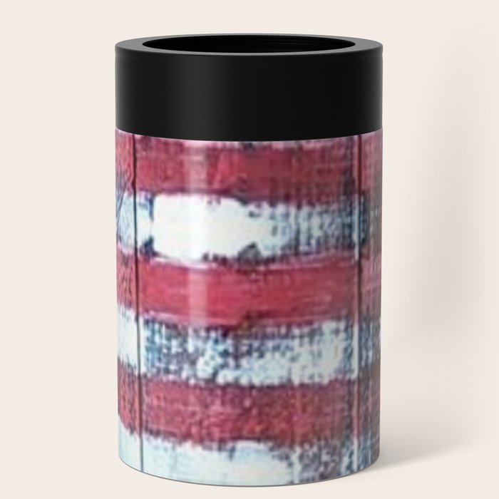 American Flag Can Cooler By Artbyrickylynnbaker Society6