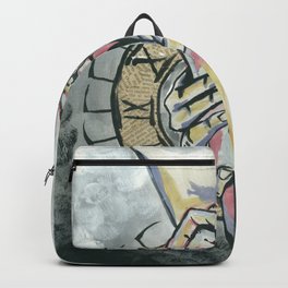 never goodbye Backpack | Twowords, Acrylic, Watercolor, Painting, Undead, Goodbye, Time, Together 