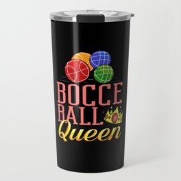 Bocce Ball Italian Bowling Bocci Player Travel Mug