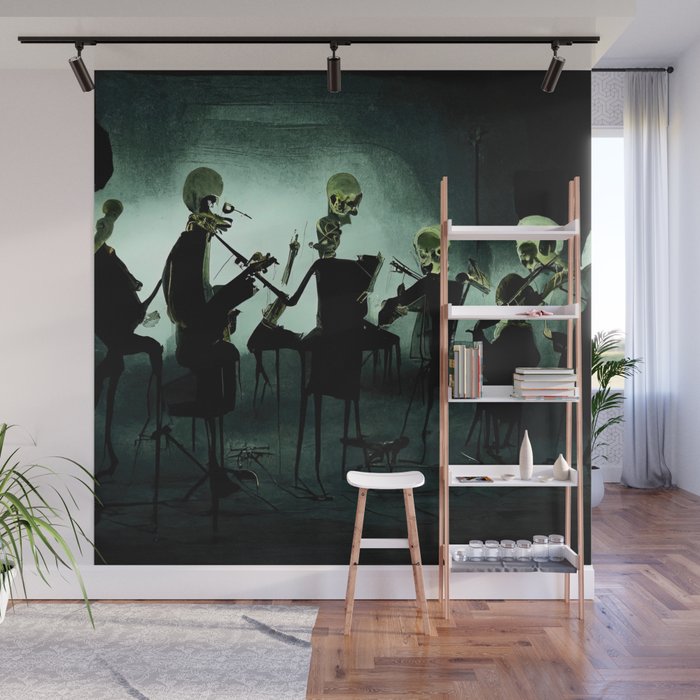 The Skeleton Orchestra Wall Mural