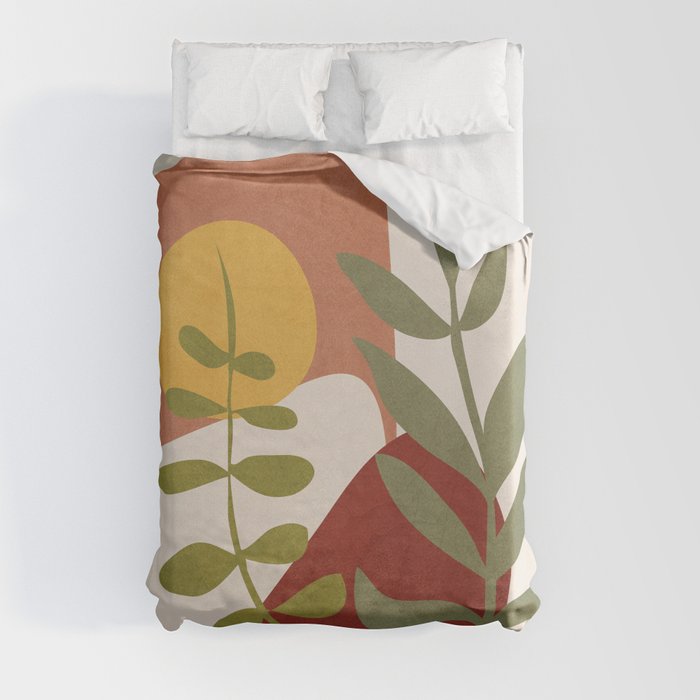 Two Abstract Branches Duvet Cover