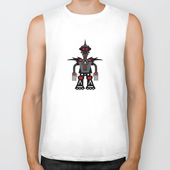 Evil Robot Biker Tank