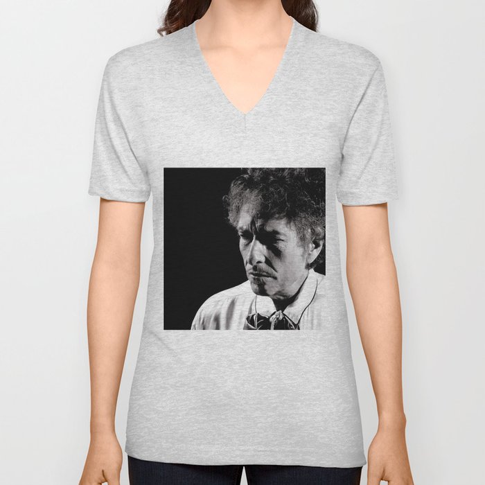 Bob Dylan The Old Man V Neck T Shirt