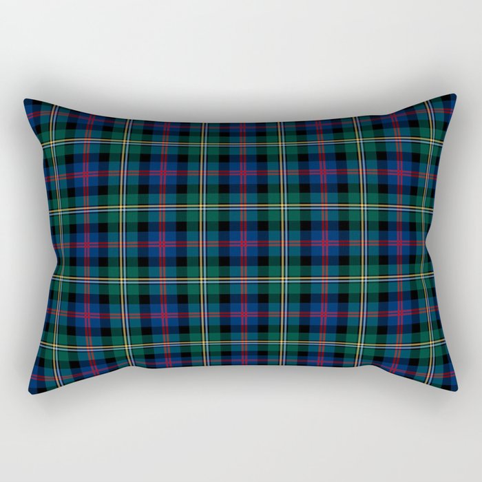 Clan Malcolm Tartan Rectangular Pillow