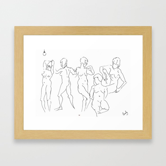 Shall we dance? Framed Art Print