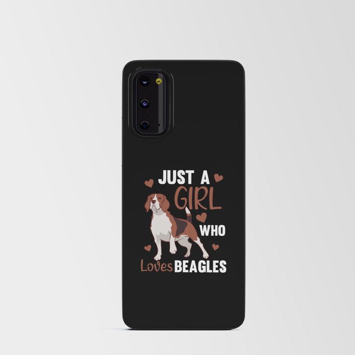 Just A Girl who Loves Beagles - Sweet Beagle Dog Android Card Case