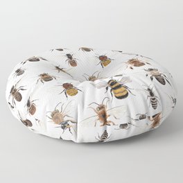 A Collection of Bees Floor Pillow