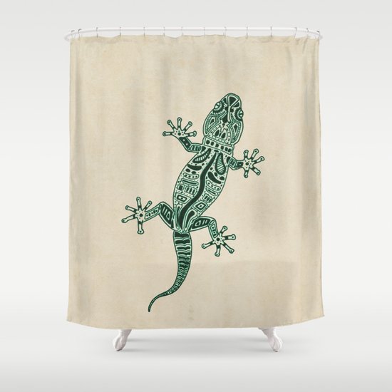 Ornate Lizard Shower Curtain