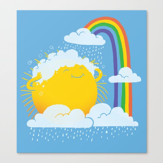 Rainy day Canvas Print