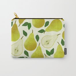 Green Pears Pattern Carry-All Pouch