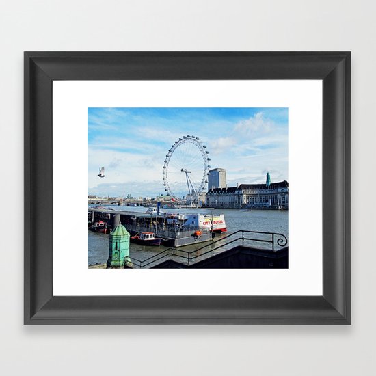 London Eye View Framed Art Print
