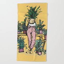 Plant Beach Towel