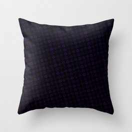 D&D Purple Dice Pattern Throw Pillow