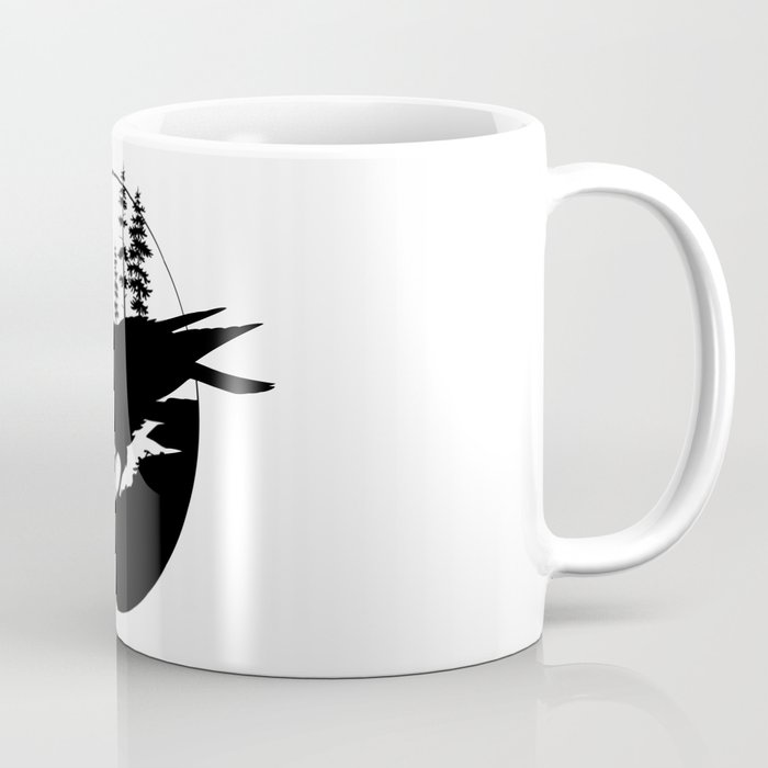 Raven Silhouette Ii Coffee Mug By Jadafitch Society6