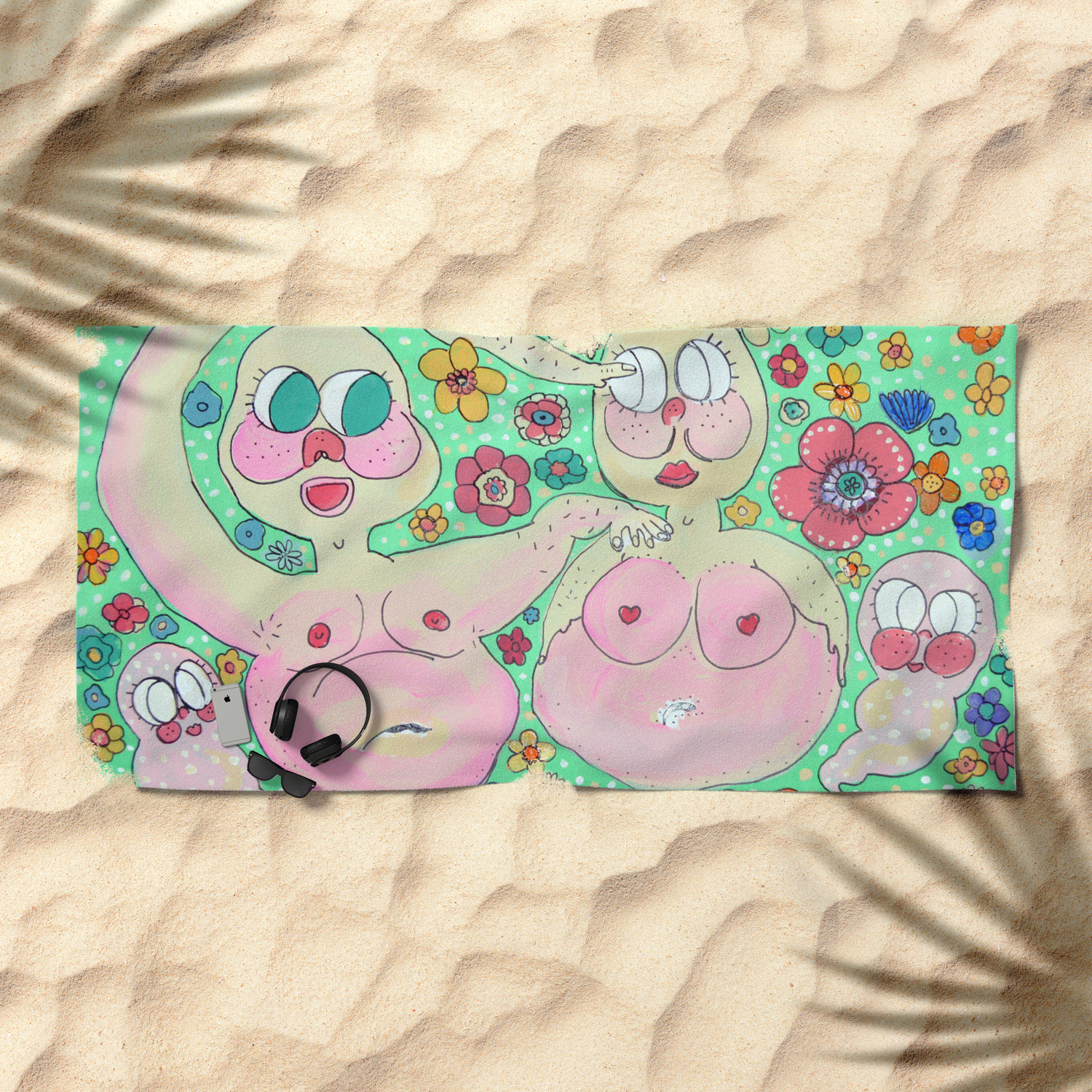 How To Have Sex Beach Towel By Girlfartz Society6