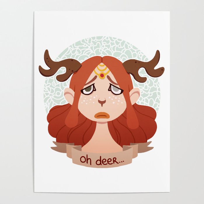 Oh Deer Poster