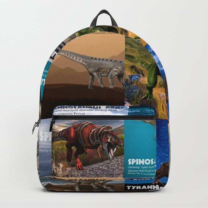65 MCMLXV Dinosaur Complilation Pattern Backpack