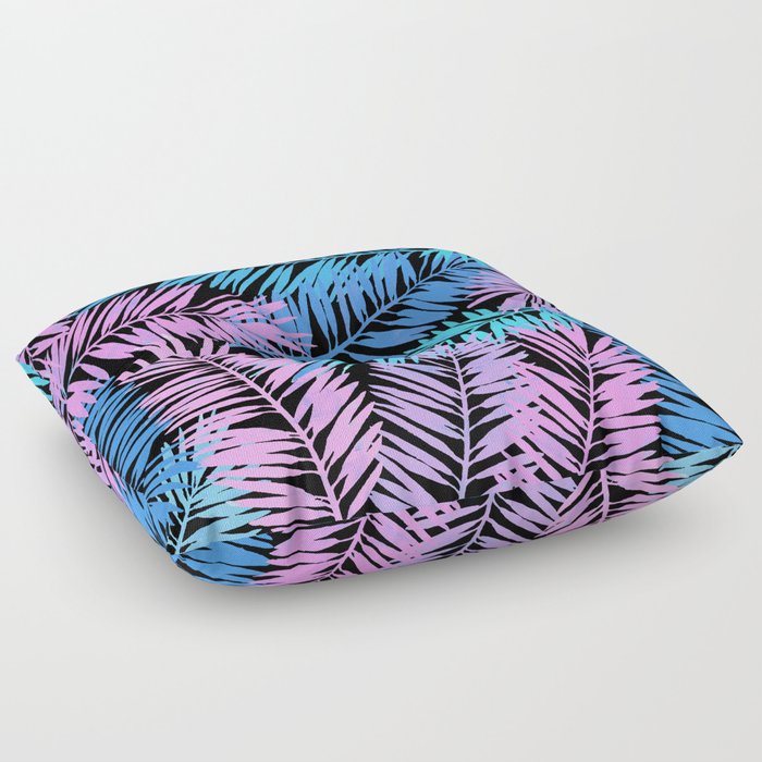 Tropical Palm Leaves IV Floor Pillow