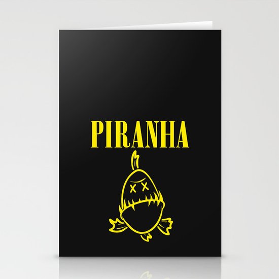 Piranha Stationery Cards