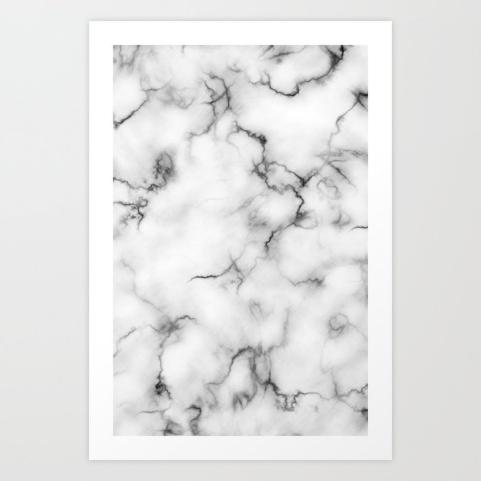 Marble Art Print