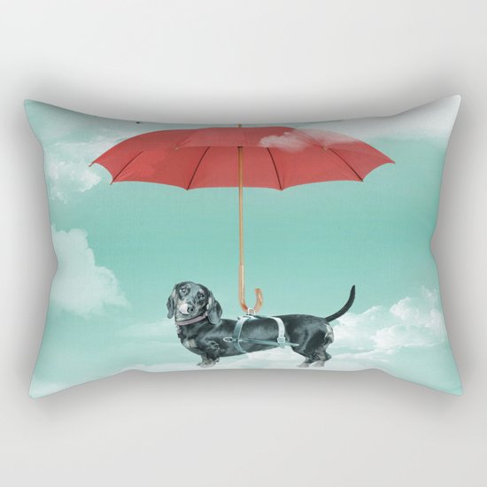 Dachshund chute Rectangular Pillow