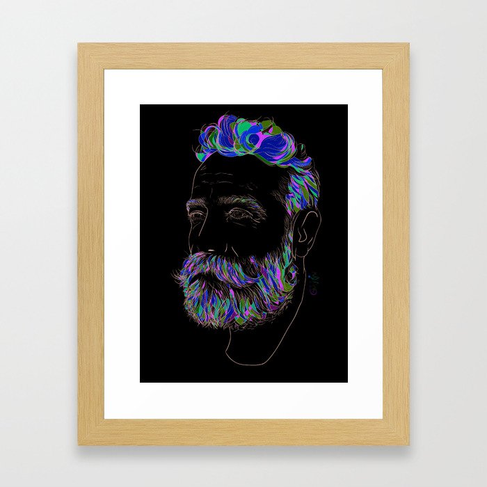 The Man Framed Art Print